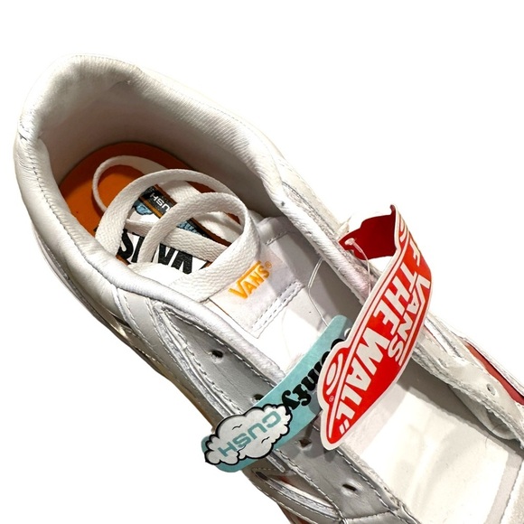 Vans Lowland Comfy Cush CC True White Flames Shoes 11.5 Mens Fire Skate NWT - Picture 5 of 10